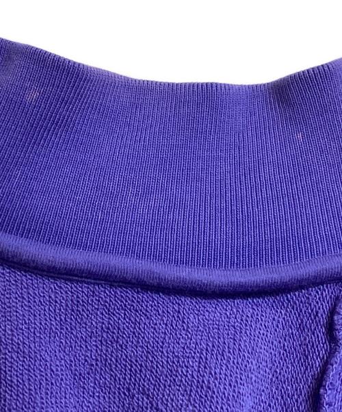 WILLY CHAVARRIA（ウィリーチャバリア）WILLY CHAVARRIA (ウィリーチャバリア) BOMBER MOCK NECK パープル サイズ:Mの古着・服飾アイテム