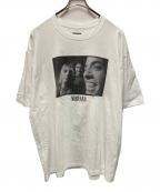 NEIGHBORHOODネイバーフッド）の古着「NIRVANAプリントTシャツ」｜ホワイト