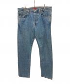 SUPREMEシュプリーム）の古着「スリムデニムパンツ」｜インディゴ