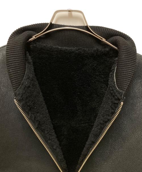 stussy（ステューシー）stussy (ステューシー) SHEARLING REVERSIBLE BOMBER ブラック サイズ:Lの古着・服飾アイテム