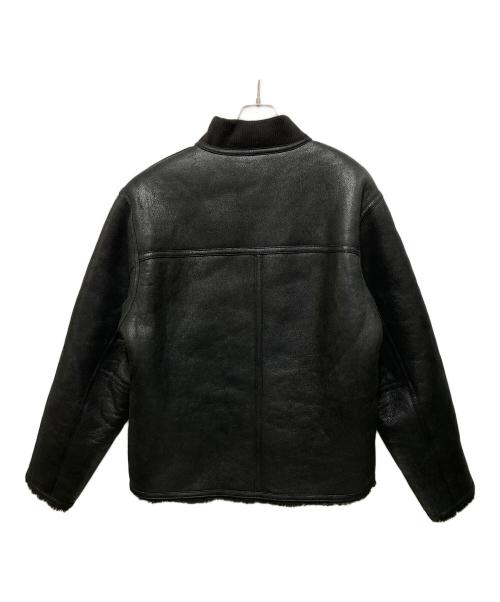 stussy（ステューシー）stussy (ステューシー) SHEARLING REVERSIBLE BOMBER ブラック サイズ:Lの古着・服飾アイテム
