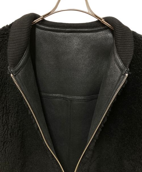 stussy（ステューシー）stussy (ステューシー) SHEARLING REVERSIBLE BOMBER ブラック サイズ:Lの古着・服飾アイテム
