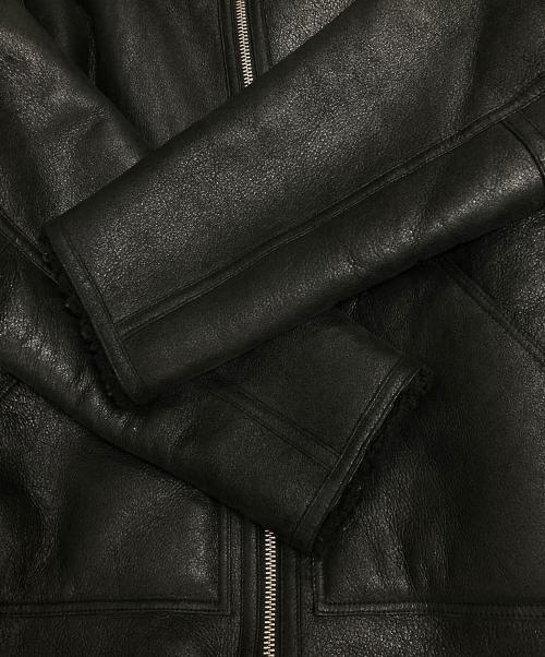 stussy（ステューシー）stussy (ステューシー) SHEARLING REVERSIBLE BOMBER ブラック サイズ:Lの古着・服飾アイテム