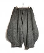 BLACK COMME des GARCONSブラックコムデギャルソン）の古着「千鳥柄ウールナイロンパンツ」｜グレー