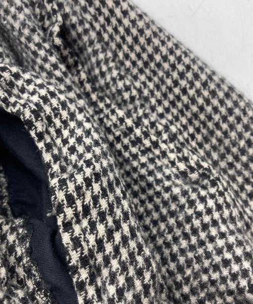 BLACK COMME des GARCONS（ブラックコムデギャルソン）BLACK COMME des GARCONS (コムデギャルソン) 千鳥柄ウールナイロンパンツ グレー サイズ:XLの古着・服飾アイテム