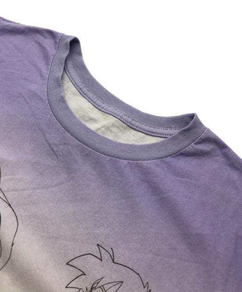 DRAGON BALL Z（ドラゴンボールゼット）DRAGON BALL Z (ドラゴンボールゼット) アニメプリントTシャツ パープル×ホワイト サイズ:Lの古着・服飾アイテム