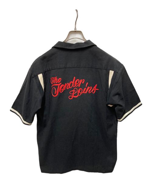TENDERLOIN（テンダーロイン）TENDERLOIN (テンダーロイン) エンブロイダリーシャツ ブラック サイズ:Sの古着・服飾アイテム