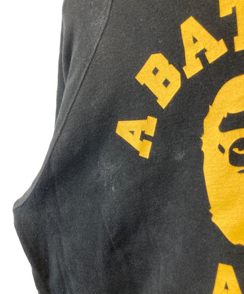 A BATHING APE（ア ベイシング エイプ）A BATHING APE (ア ベイシング エイプ) ダブルフェイスカットソー ブラック×オレンジ サイズ:表示がないため不明の古着・服飾アイテム