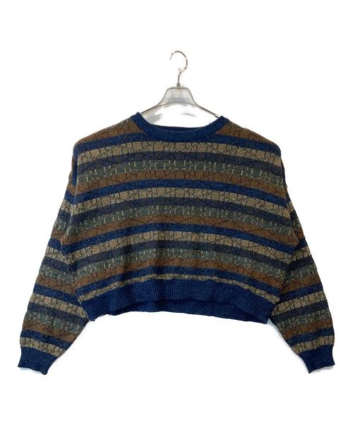 TOWN CRAFT（タウンクラフト）TOWN CRAFT (タウンクラフト) 00’Sクロップドニット ネイビー サイズ:XXLの古着・服飾アイテム