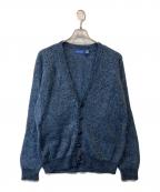TOWN CRAFTタウンクラフト）の古着「00’S胡桃釦カーディガン」｜ブルー