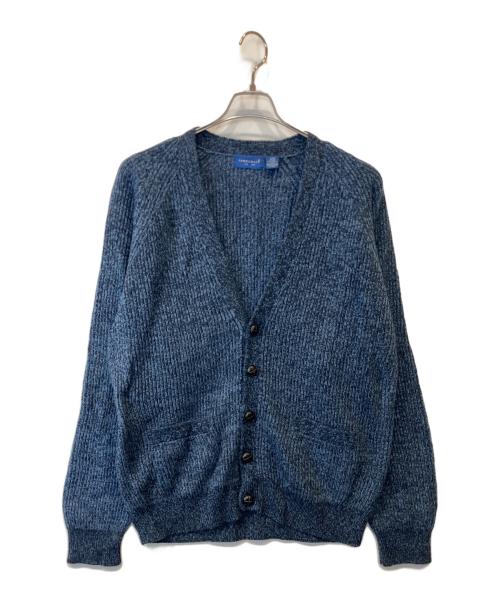 TOWN CRAFT（タウンクラフト）TOWN CRAFT (タウンクラフト) 00’S胡桃釦カーディガン ブルー サイズ:Lの古着・服飾アイテム