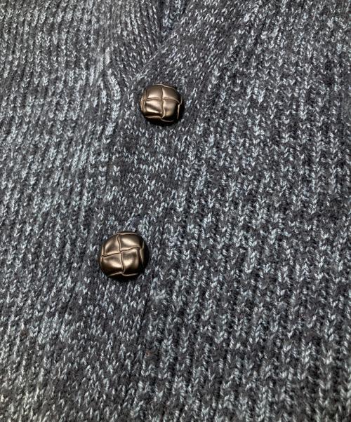 TOWN CRAFT（タウンクラフト）TOWN CRAFT (タウンクラフト) 00’S胡桃釦カーディガン ブルー サイズ:Lの古着・服飾アイテム