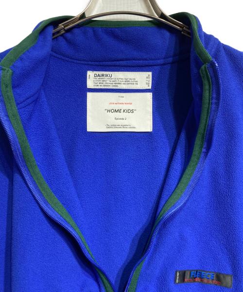 DAIRIKU（ダイリク）DAIRIKU (ダイリク) Dolman Sleeve Fleece Sweater/ドルマンスリーブフリースセーター ブルー サイズ:ONE SIZEの古着・服飾アイテム