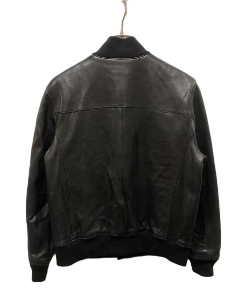 Eddie Bauer（エディーバウアー）Eddie Bauer (エディーバウアー) A-1型シープスキンジャケット ブラック サイズ:Mの古着・服飾アイテム