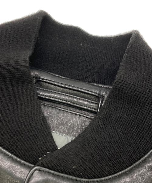 Eddie Bauer（エディーバウアー）Eddie Bauer (エディーバウアー) A-1型シープスキンジャケット ブラック サイズ:Mの古着・服飾アイテム