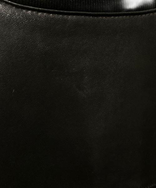 Eddie Bauer（エディーバウアー）Eddie Bauer (エディーバウアー) A-1型シープスキンジャケット ブラック サイズ:Mの古着・服飾アイテム