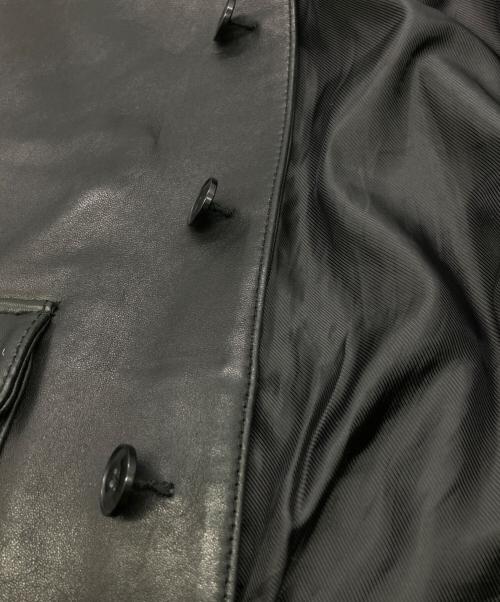 Eddie Bauer（エディーバウアー）Eddie Bauer (エディーバウアー) A-1型シープスキンジャケット ブラック サイズ:Mの古着・服飾アイテム