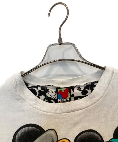 DISNEY（ディズニー）Disney (ディズニー) ダブルフェイススウェット ホワイト サイズ:Mの古着・服飾アイテム