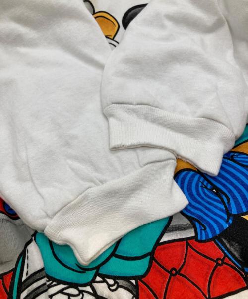 DISNEY（ディズニー）Disney (ディズニー) ダブルフェイススウェット ホワイト サイズ:Mの古着・服飾アイテム