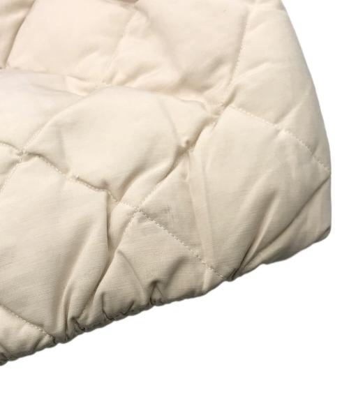 epine（エピヌ）epine (エピヌ) fur ribbon quilting short downcoat アイボリー サイズ:-の古着・服飾アイテム