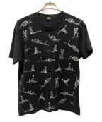 SCREEN STARSスクリーンズスターズ）の古着「四十八手プリントTシャツ」｜ブラック