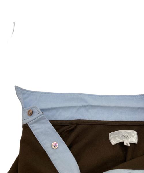 UNFOLLOW（アンフォロー）UNFOLLOW (アンフォロー) dry cotton rugby shirt ドライ コットン ラグビー シャツ 25070684000410 ブラウン サイズ:3の古着・服飾アイテム