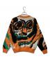 P.A.M (パム) Skulls Crew Neck Knit（スカルクルーネックニット） ベージュ×オレンジ サイズ:M：8000円