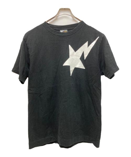 BAPE BY A BATHING APE（ベイプバイアベイシングエイプ）BAPE BY A BATHING APE (ベイプバイアベイシングエイプ) スタープリントTシャツ ブラック サイズ:Mの古着・服飾アイテム