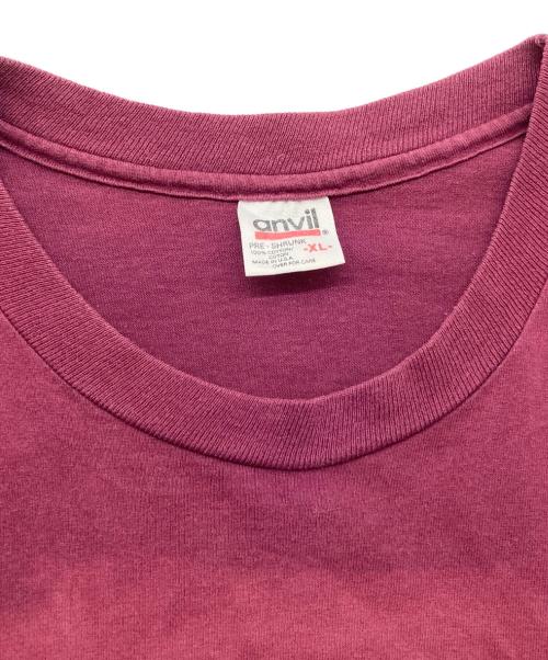 anvil（アンヴィル）anvil (アンヴィル) バンドTシャツ レッド サイズ:XLの古着・服飾アイテム