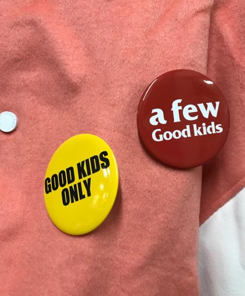 A FEW GOOD KIDS（アフューグッドキッズ）A FEW GOOD KIDS (アフューグッドキッズ) AFGK BOWLING STADIUM JACKET ピンク×ホワイト サイズ:Ⅼの古着・服飾アイテム