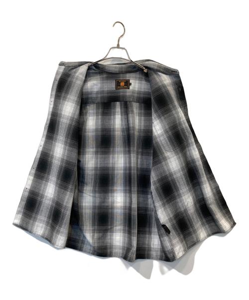 FB COUNTY（エフビーカウンティー）FB COUNTY (エフビーカウンティー) オンブレチェックシャツ ブラック サイズ:Mの古着・服飾アイテム