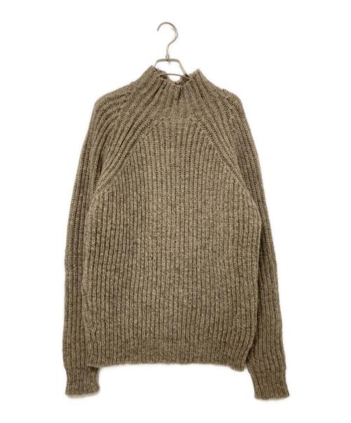 DE BONNE FACTURE（デ ボン ファクチュール）DE BONNE FACTURE (デ ボン ファクチュール) アランニット ブラウン サイズ:Mの古着・服飾アイテム