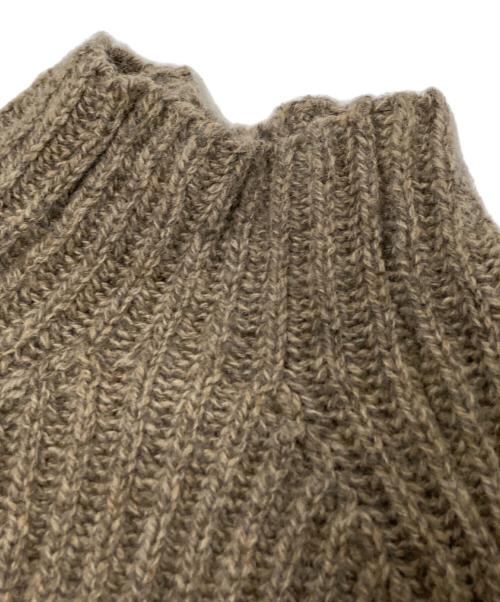 DE BONNE FACTURE（デ ボン ファクチュール）DE BONNE FACTURE (デ ボン ファクチュール) アランニット ブラウン サイズ:Mの古着・服飾アイテム