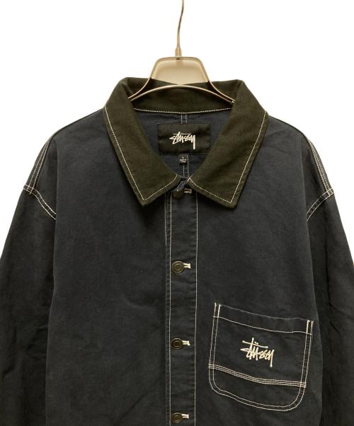 stussy（ステューシー）stussy (ステューシー) Brushed Moleskin Chore ネイビー サイズ:Lの古着・服飾アイテム