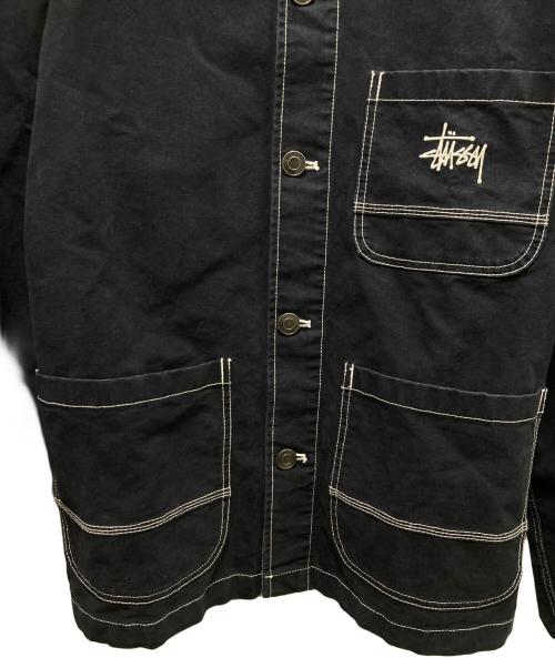 stussy（ステューシー）stussy (ステューシー) Brushed Moleskin Chore ネイビー サイズ:Lの古着・服飾アイテム