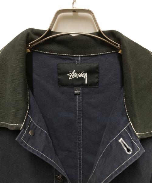 stussy（ステューシー）stussy (ステューシー) Brushed Moleskin Chore ネイビー サイズ:Lの古着・服飾アイテム