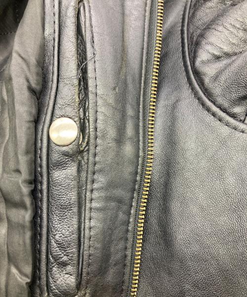 USED（ユーズド）USED (ユーズド) パイロットレザージャケット ブラック サイズ:-の古着・服飾アイテム