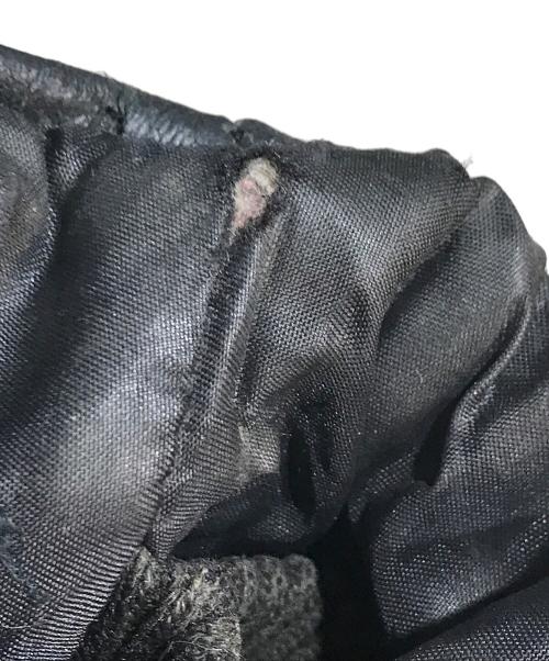 USED（ユーズド）USED (ユーズド) パイロットレザージャケット ブラック サイズ:-の古着・服飾アイテム