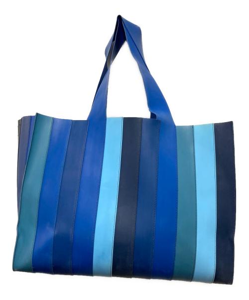 SUNNEI（スンネイ）SUNNEI (スンネイ) 2WAYショルダーバッグ ブルー×ネイビーの古着・服飾アイテム