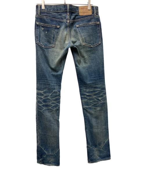 Hysteric Glamour（ヒステリックグラマー）Hysteric Glamour (ヒステリックグラマー) スタッズデニムパンツ ブルー サイズ:Sの古着・服飾アイテム