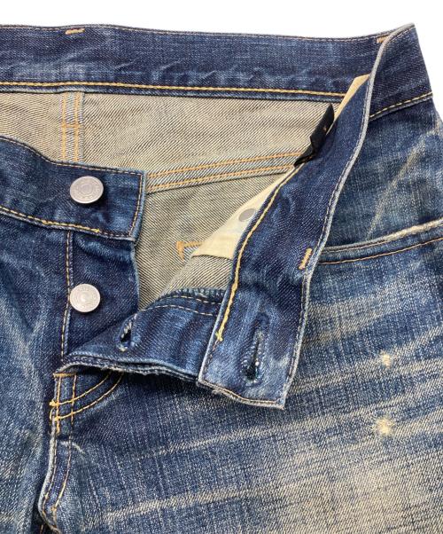 Hysteric Glamour（ヒステリックグラマー）Hysteric Glamour (ヒステリックグラマー) スタッズデニムパンツ ブルー サイズ:Sの古着・服飾アイテム