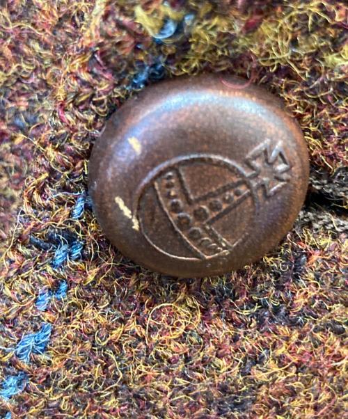 MARIO BARUTTI（マリオバルッティ）MARIO BARUTTI (マリオバルッティ) Harris Tweed (ハリスツイード) エルボーパッチ3Bジャケット ブラウン サイズ:42の古着・服飾アイテム