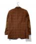 MARIO BARUTTI (マリオバルッティ) Harris Tweed (ハリスツイード) エルボーパッチ3Bジャケット ブラウン サイズ:42：7000円