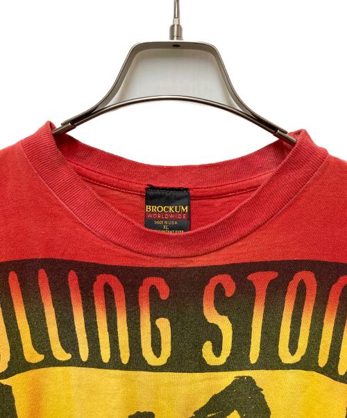 BROCKUM（ブロッカム）BROCKUM (ブロッカム) ROLLING STONES TOUR 94/95 Tシャツ レッド サイズ:XLの古着・服飾アイテム