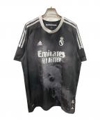 adidas×HUMAN RACE×REAL MADRIDアディダス××レアルマドリード）の古着「FOOTBALL CLUB JERSEY」｜グレー