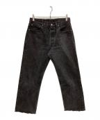 LEVI'Sリーバイス）の古着「後染めブラックデニムパンツ」｜ブラック