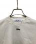 OFFWHITE (オフホワイト) LOGO DETAIL CROPPED T-SHIRT ホワイト サイズ:L：9000円