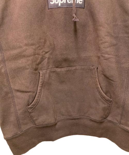 SUPREME（シュプリーム）SUPREME (シュプリーム) Box Logo Hooded Sweatshirt ブラウン サイズ:Mの古着・服飾アイテム