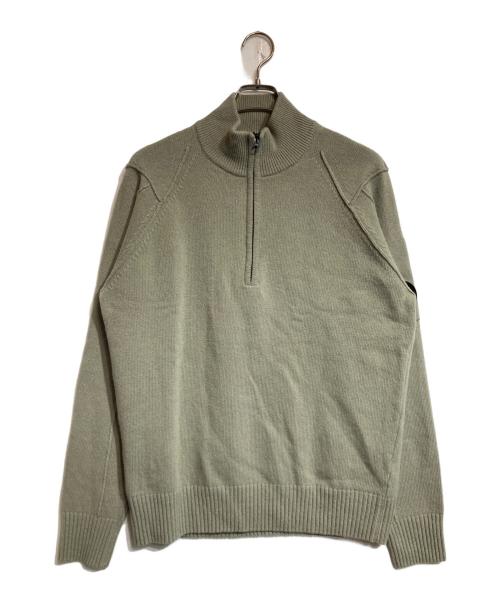 C.P COMPANY（シーピーカンパニー）C.P COMPANY (シーピーカンパニー) ハーフジップゴーグルニット グレー サイズ:50の古着・服飾アイテム
