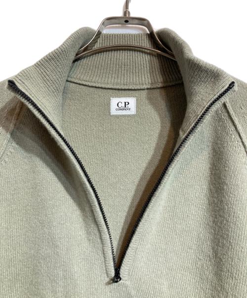 C.P COMPANY（シーピーカンパニー）C.P COMPANY (シーピーカンパニー) ハーフジップゴーグルニット グレー サイズ:50の古着・服飾アイテム